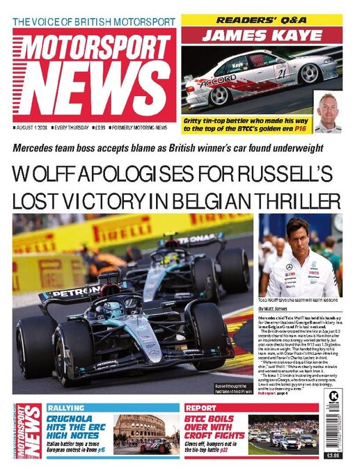 Title details for Motorsport News by Kelsey Publishing Ltd - Available